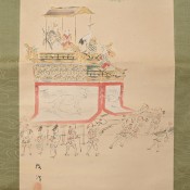 今泉梅渓　名古屋祭　山車図