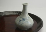 李朝青華草花文瓶
